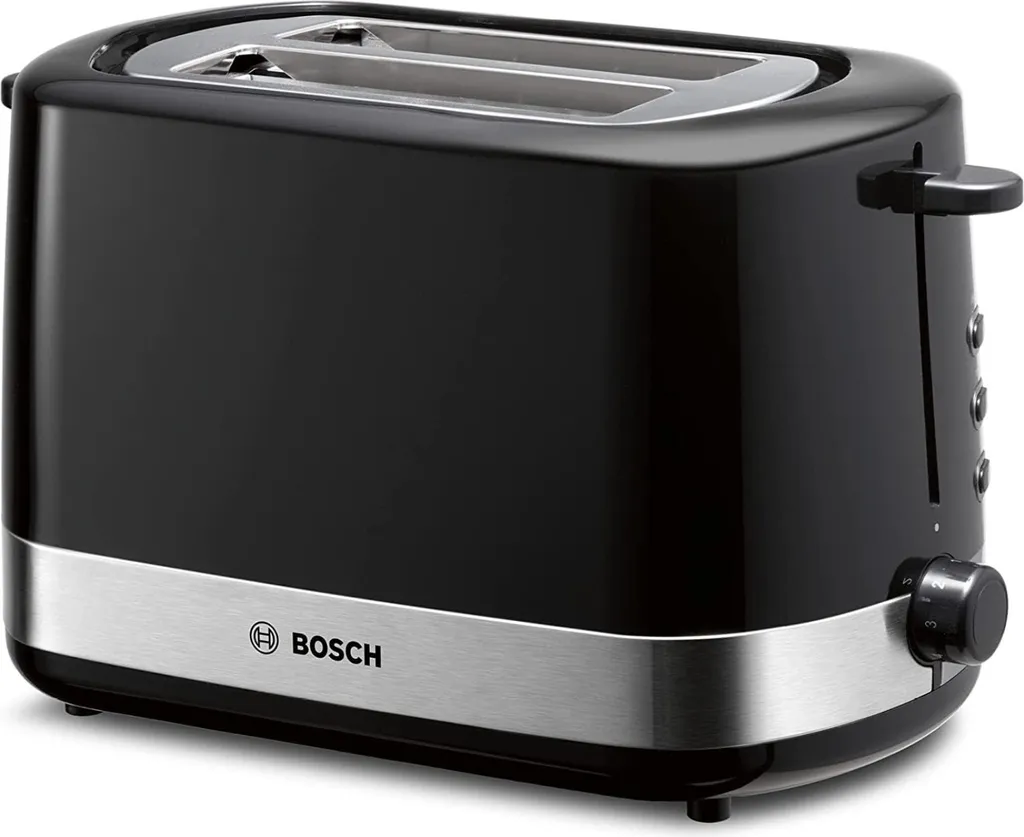 Toaster Bosch TAT 6A513 noir ComfortLine avec fonction décongélation