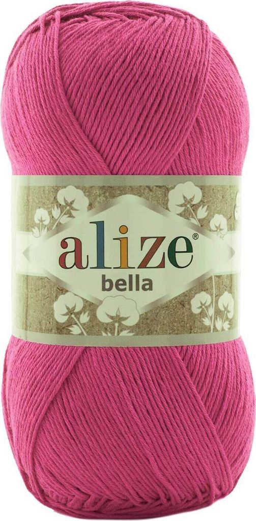 100g ALIZE BELLA uni, Baumwoll-Strickgarn / Häkelgarn, Farbwahl