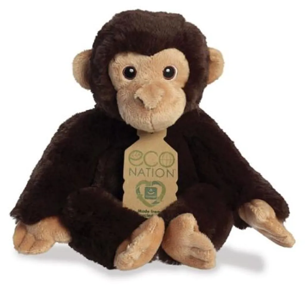 Doudou Chimpanzé Aurora 25 cm - Cadeau de Naissance Éco-responsable - 2