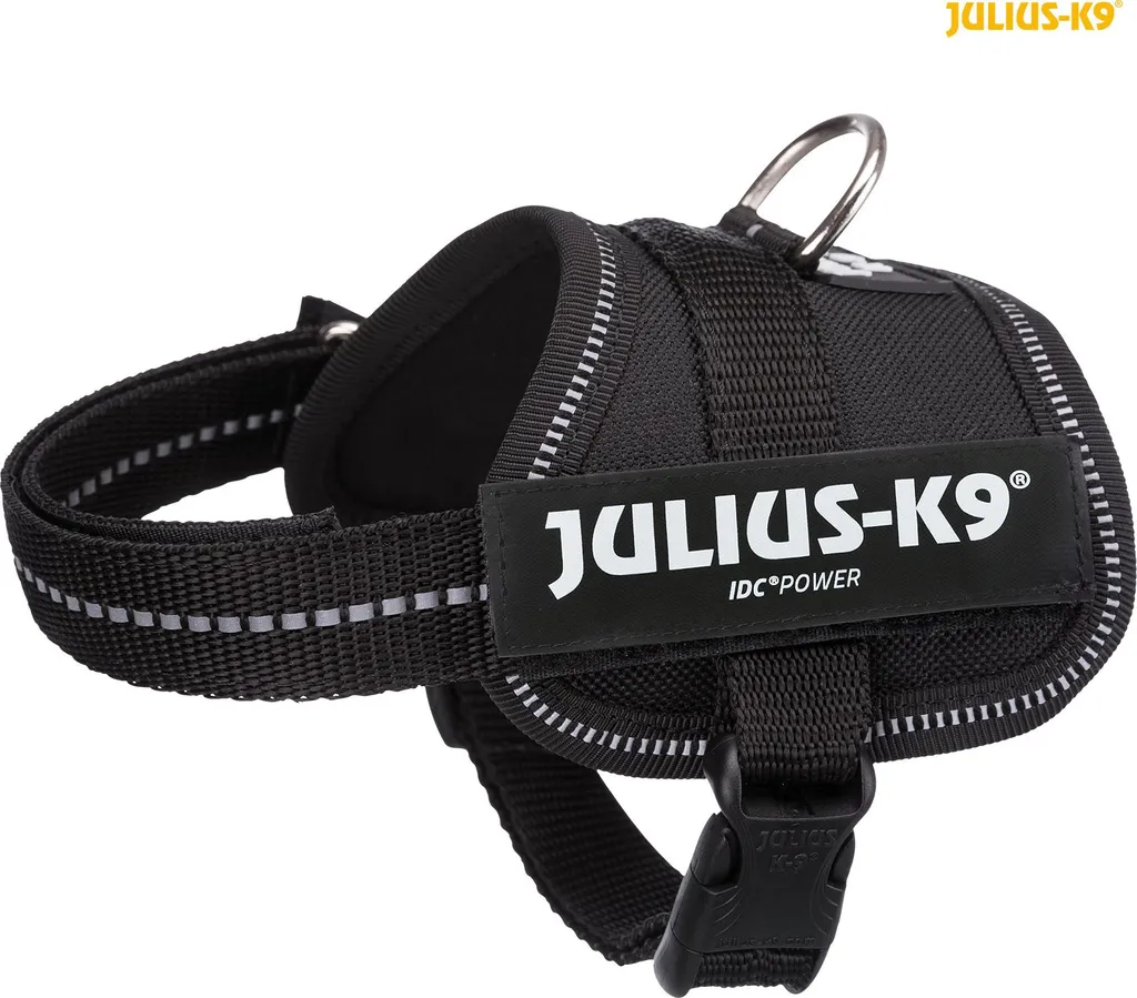 Julius-K9® Baby 1 Nero | La Pettorina Iconica per Cuccioli Urban