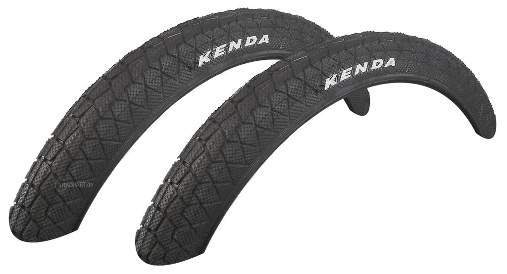 2x Kenda Krackpot BMX Reifen 20 x 1.95 - 50-406  Schwarz Produktbild 