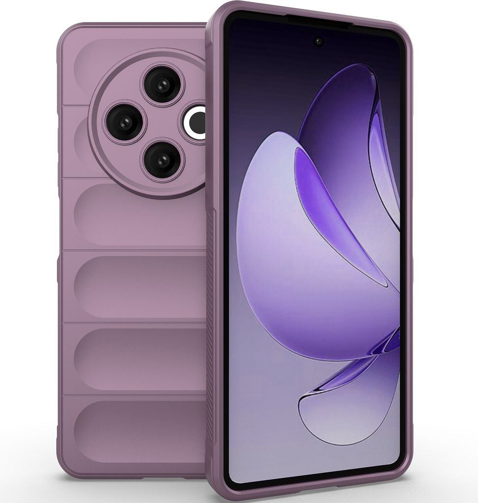Handyhülle für Tecno Spark 30 4G Weich TPU Silikon Stossfest Anti-rutsch Hülle Lila