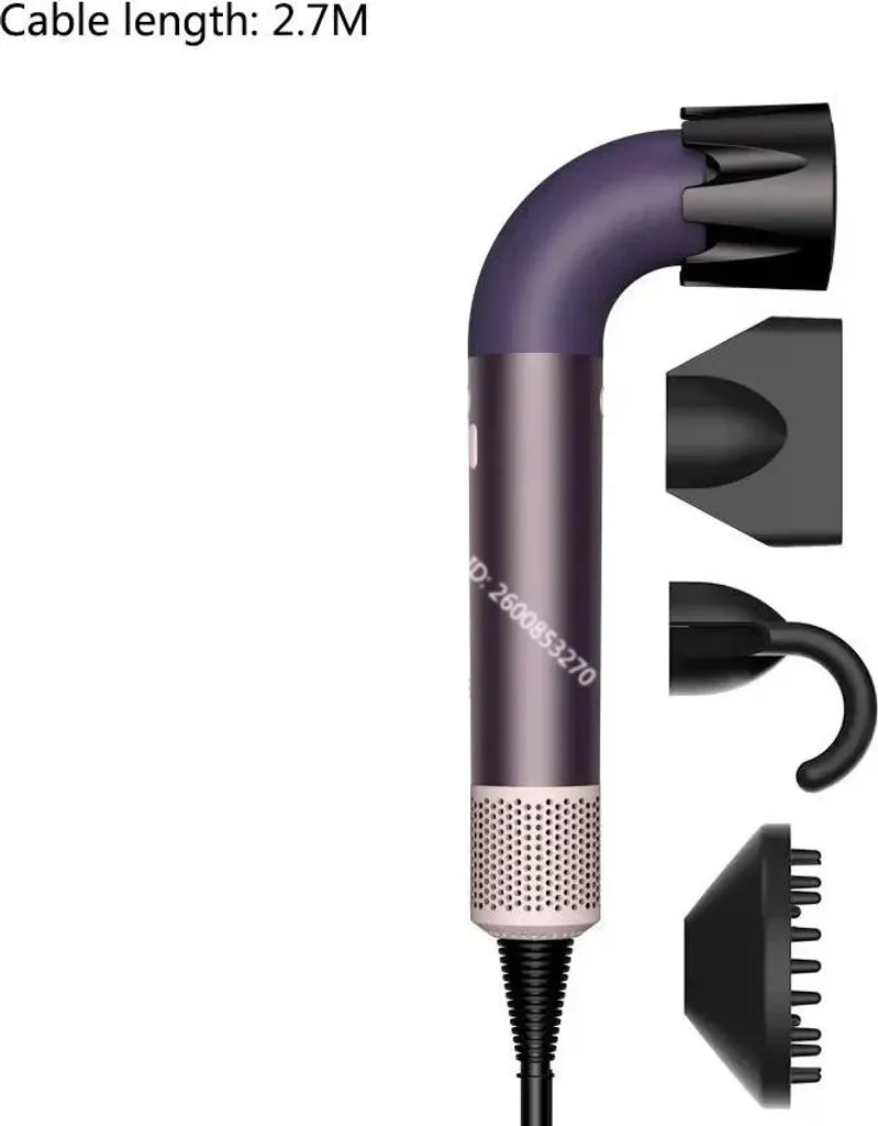 Phon Ionico Professionale Alta Velocità - 4 Bocchette - Cavo 2,7m - 2
