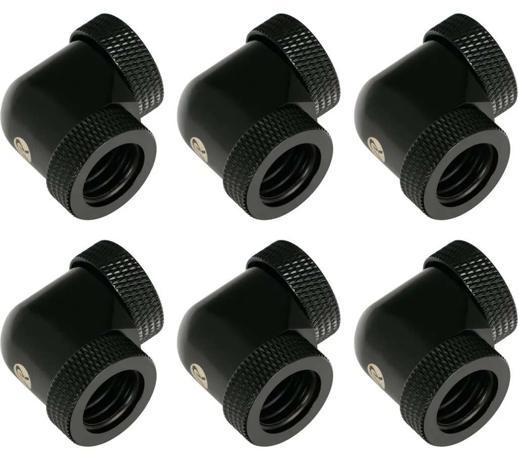 RAIJINTEK Pelias D160906 Pack 6 Coude 90° 16mm contre les Fuites PC