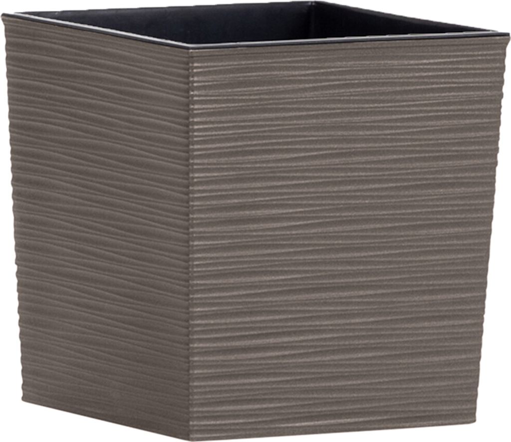 SIENA GARDEN Pflanzgefäße NIZZA GROOVE grau Rillenoptik, 30 x 30,5 cm