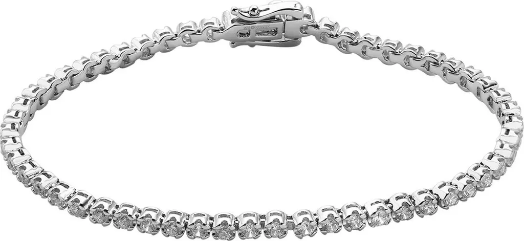 Bracelet Tennis Argent 925 Xenox : Éclat Durable sans Ternissement 16,5 cm