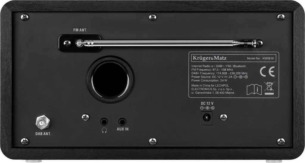 Radio Numérique DAB+ Internet Krüger & Matz KM0816 avec Bluetooth pour Maison - 3