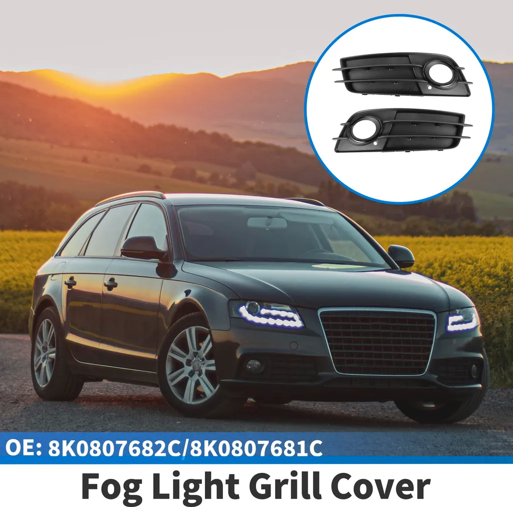 Caches de Feux Anti-brouillard Avant pour Audi A4 B8 08-12 Bas de Pare-chocs