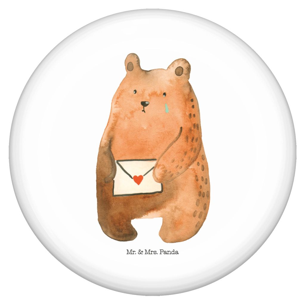 Mr. & Mrs. Panda Plakette Bär Vermissen - Weiß - Geschenk, Freund, Ansteck Pin, Teddy, Unglücklich Verliebt, Reise, Freundin, Button, Liebeskumm...
