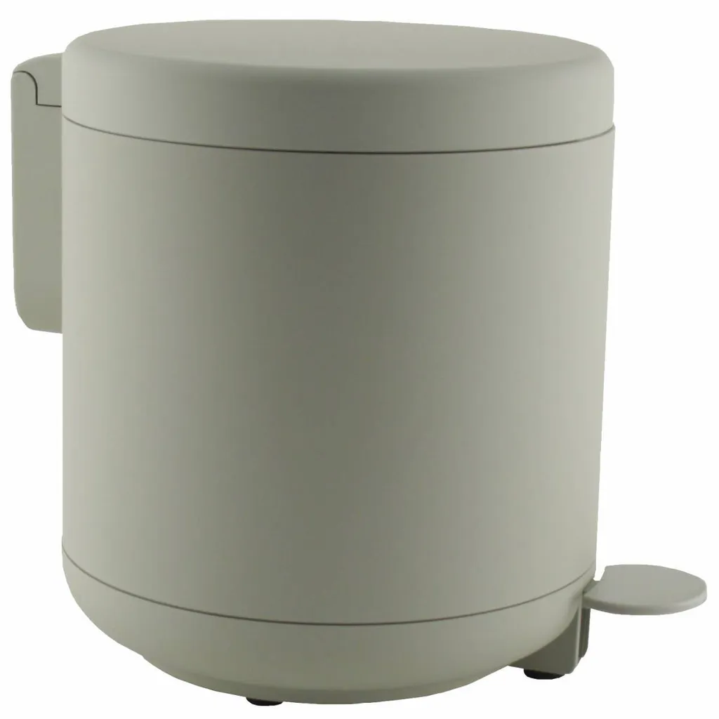 Poubelle à Pédale Soft-Touch 4 Litres Vert Eucalyptus Soft Close Zone