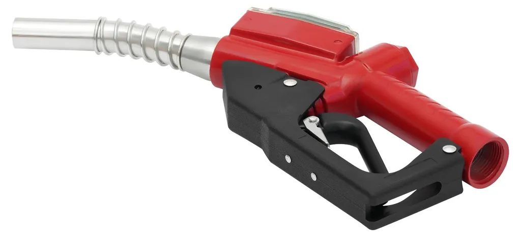 Pistolet de distribution à écran digital rouge pour débit haute capacité