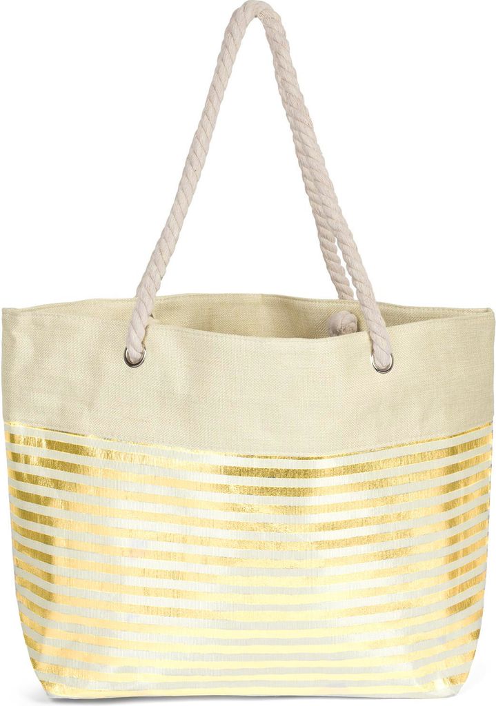 styleBREAKER Damen XXL Strandtasche mit Reißverschluss und Produktbild 