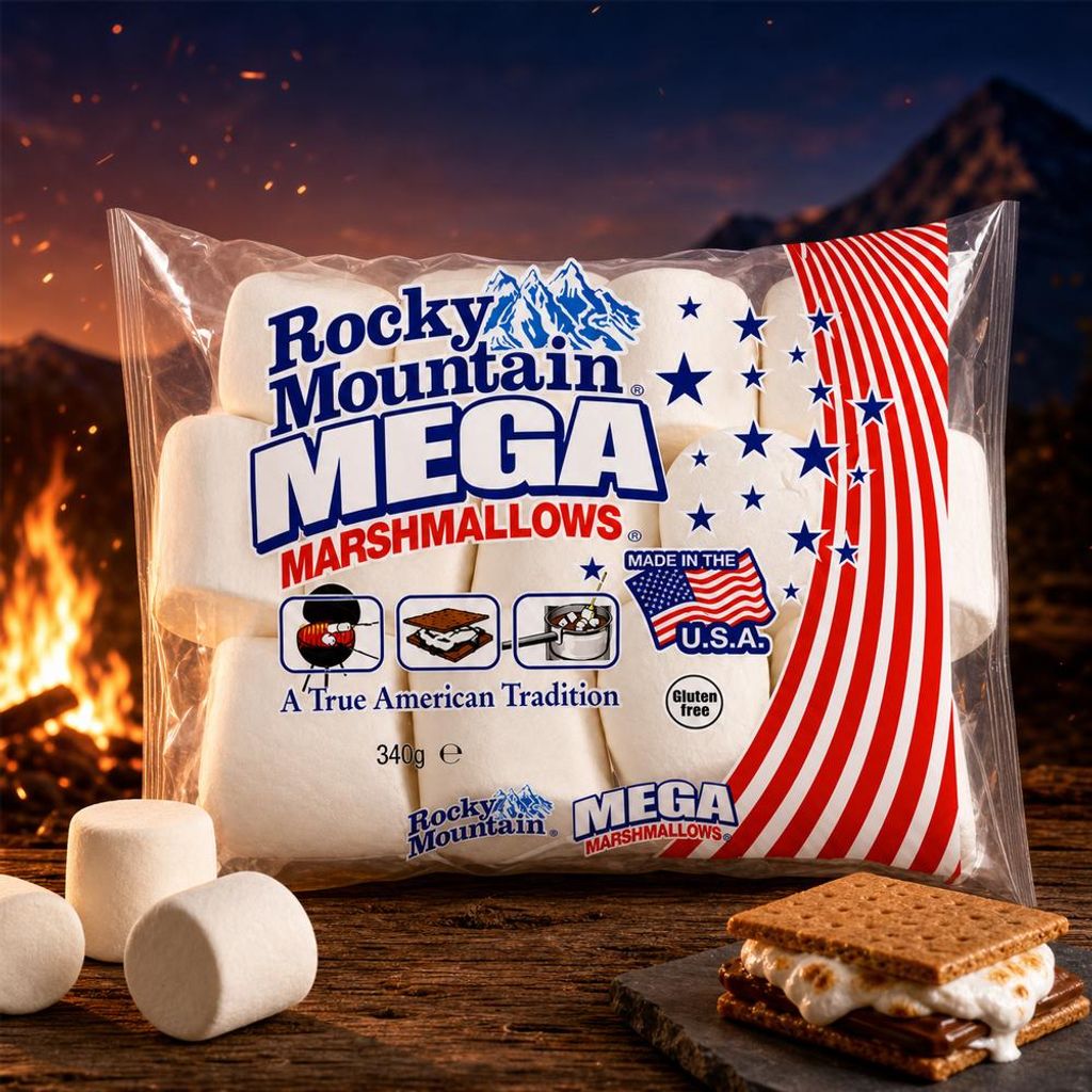 Mega marshmallow Rocky Mountain 340g Immagine del prodotto 