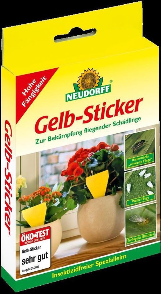 Neudorff Gelb-Sticker 10 Stück Produktbild 27