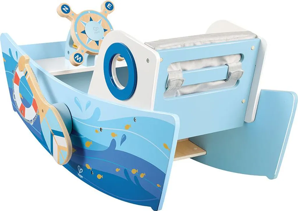Bateau à Bascule Hape Bleu : Solution Éveil et Équilibre des Petits - 6