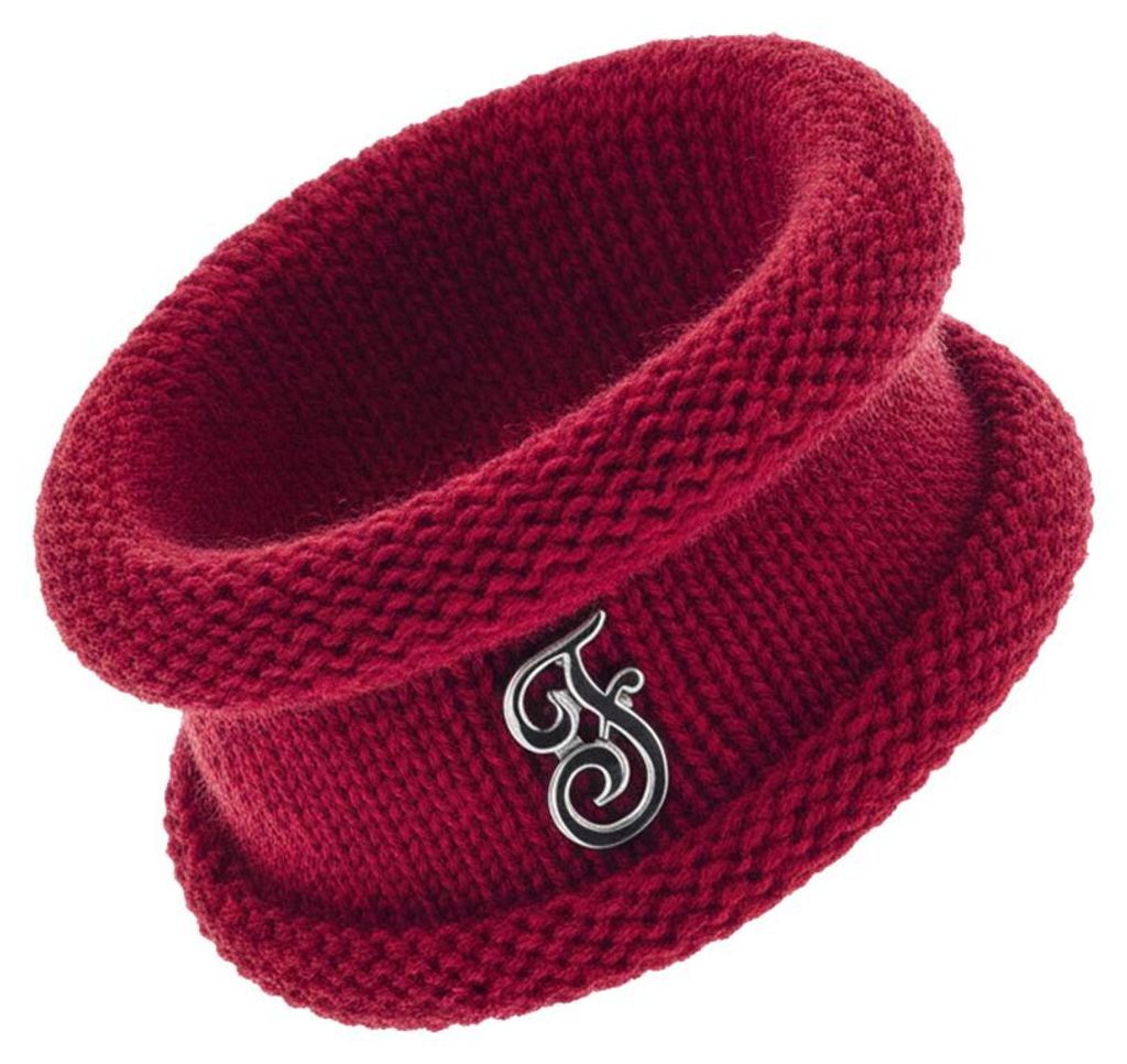FERRIBIELLA Halswärmer Hund Weich & Warm Winter - Bordeaux Produktbild 