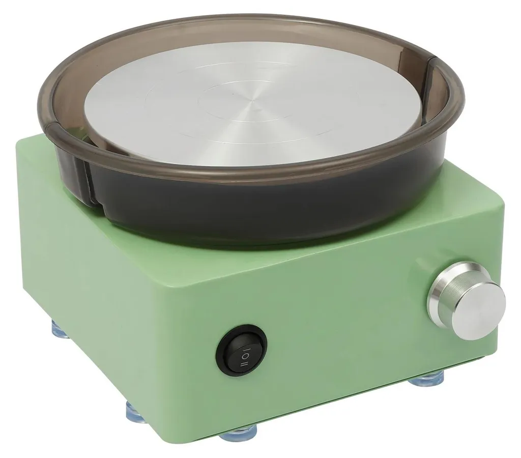 Machine à poterie électrique verte, coffret de modelage complet et fil