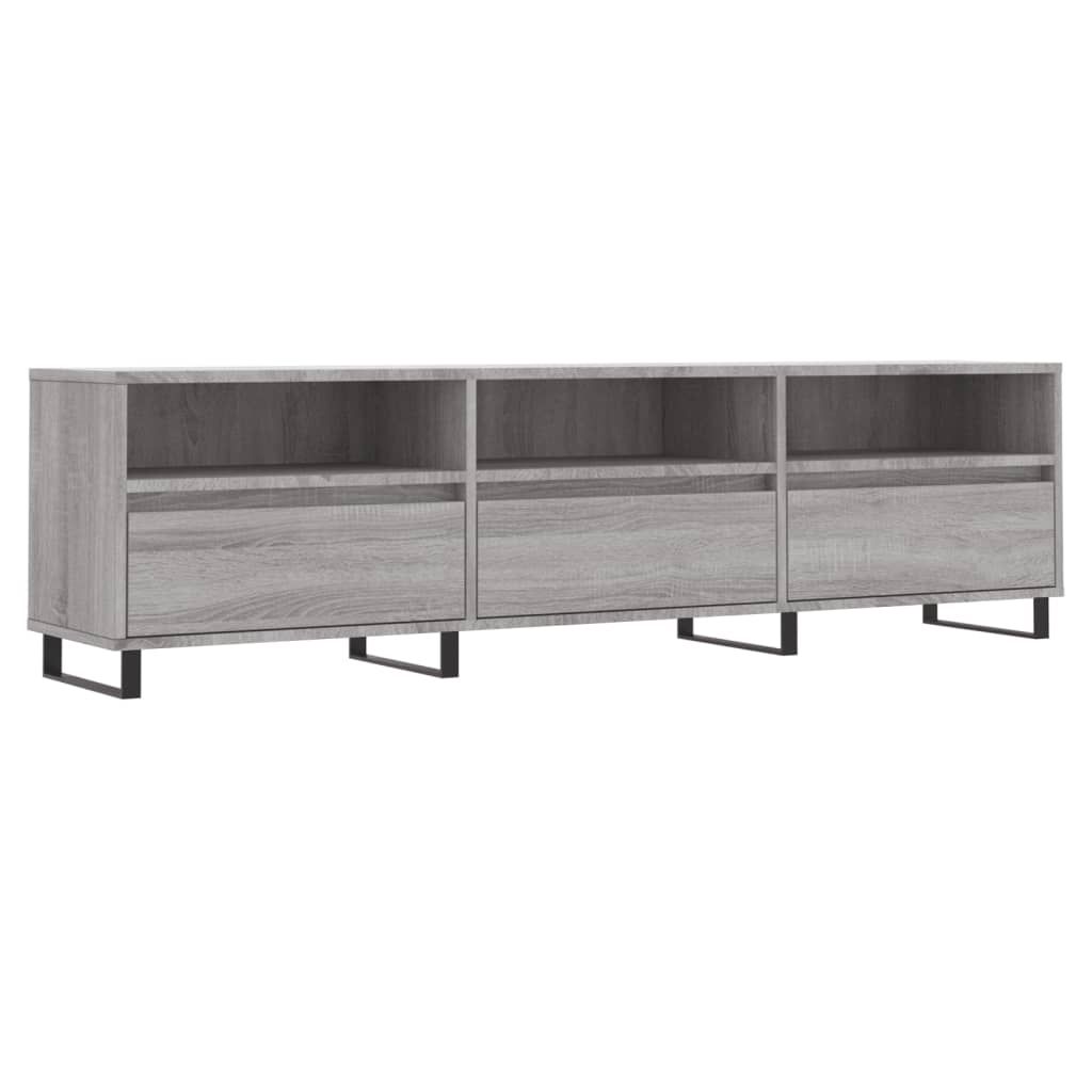 vidaXL TV-Schrank Grau Sonoma 150x30x44,5 cm Holzwerkstoff Produktbild 