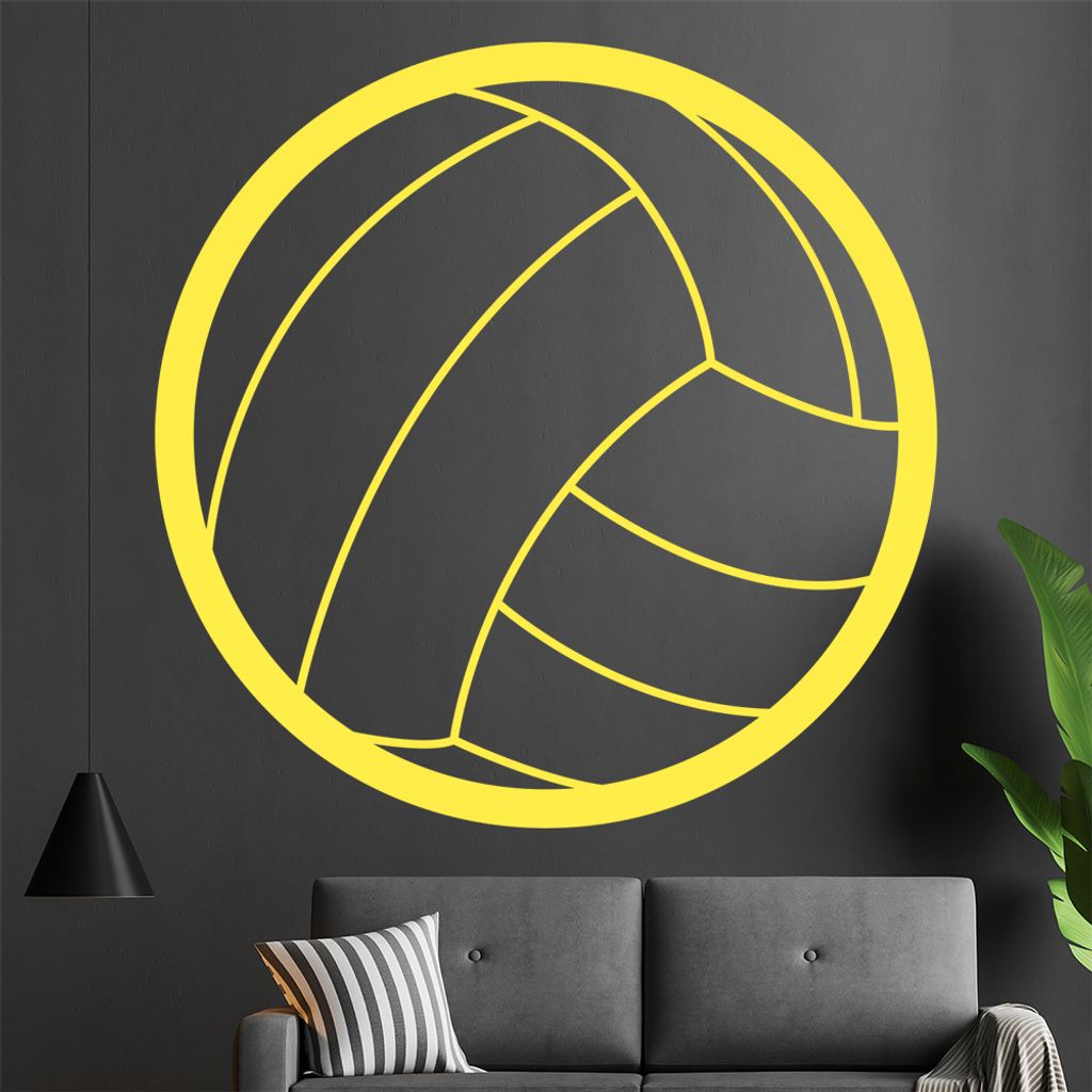 Handball Wandtattoo in 6 Größen - Wandaufkleber Wall Sticker - Dekoration, Küche, Wohnzimmer, Schlafzimmer, Badezimmer