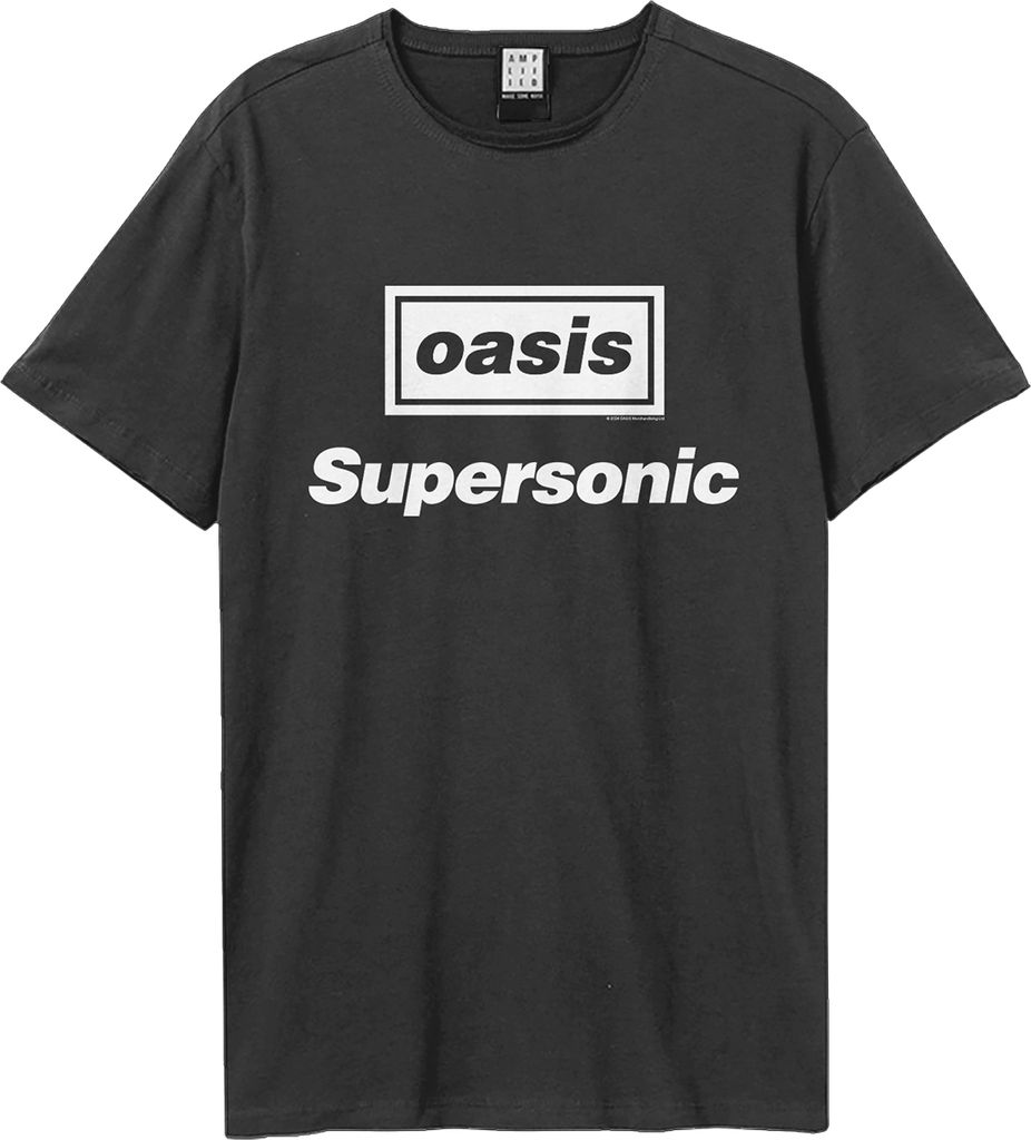 Amplified - "Supersonic" T-Shirt für Herren/Damen Uni GD2178 (M) (Holzkohle)