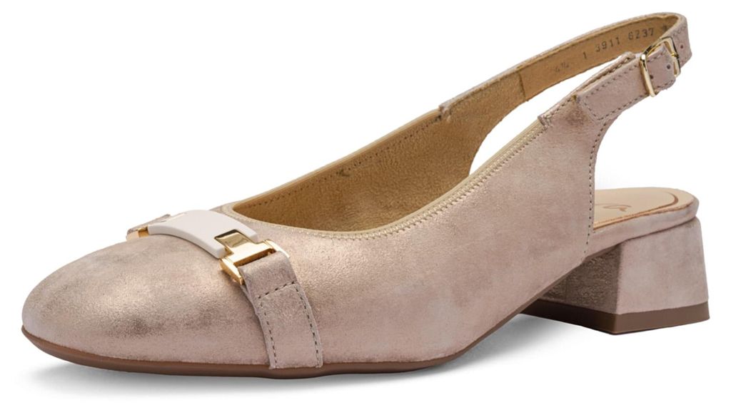 Ara Slingpumps Damen 32313938363833 Gold 37 1/2 EU