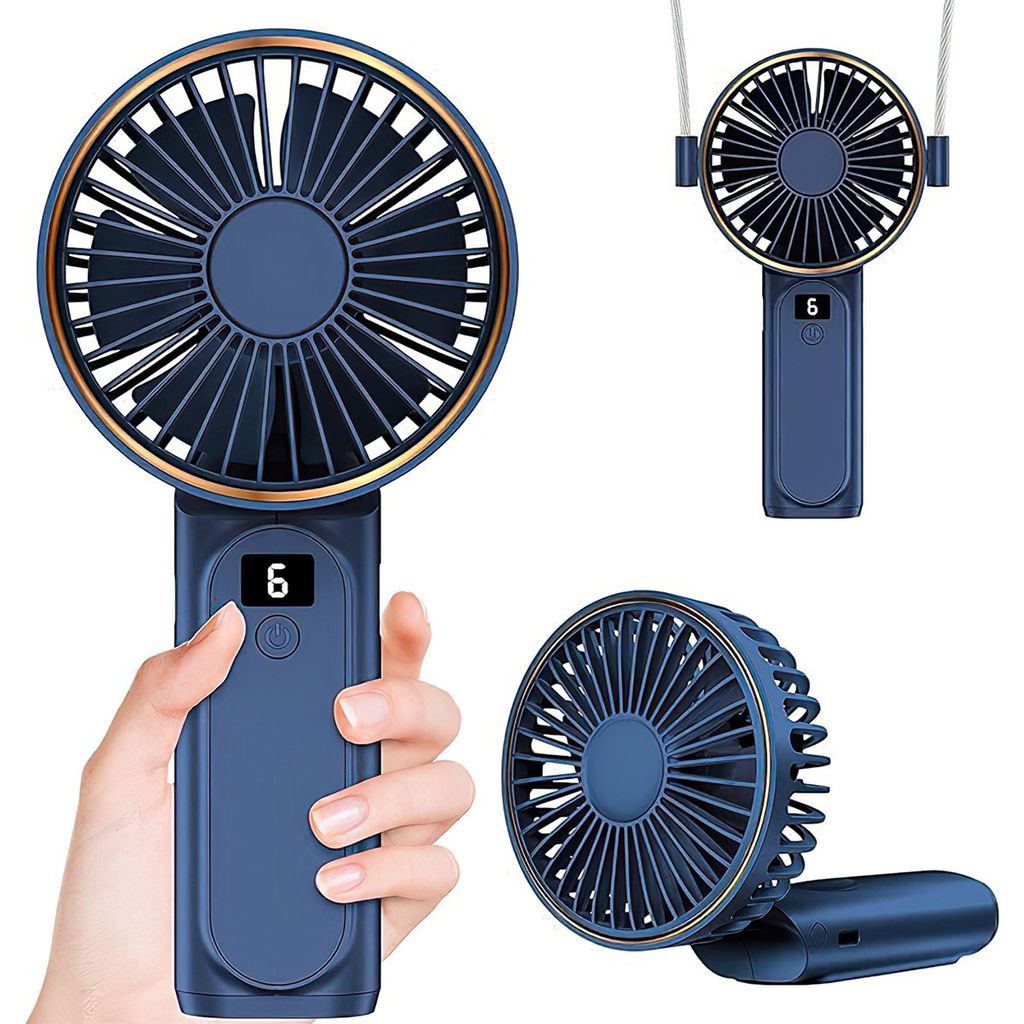 Handventilator, kleiner Ventilator zum Umhängen am Hals, Produktbild 