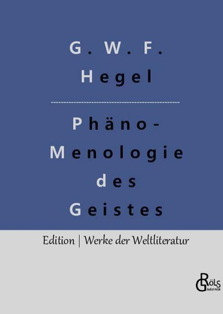 Phänomenologie des Geistes