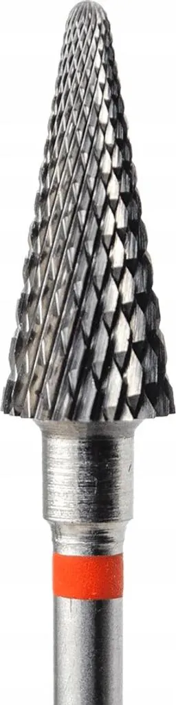 Fraise Staleks carbure grain fin bague rouge forme cône 6/14 mm
