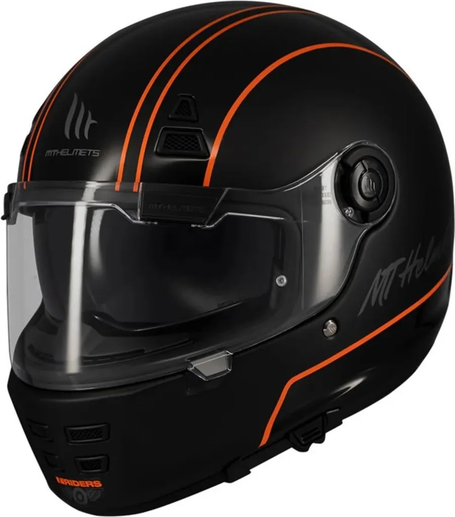 Casque Intégral Néo-Rétro MT Jarama Sv Wild B1 avec Écran Solaire Interne