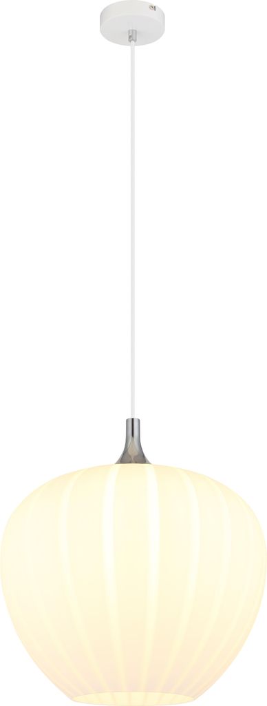 Globo Lighting Hängeleuchte Metall weiß matt, 1x E27
