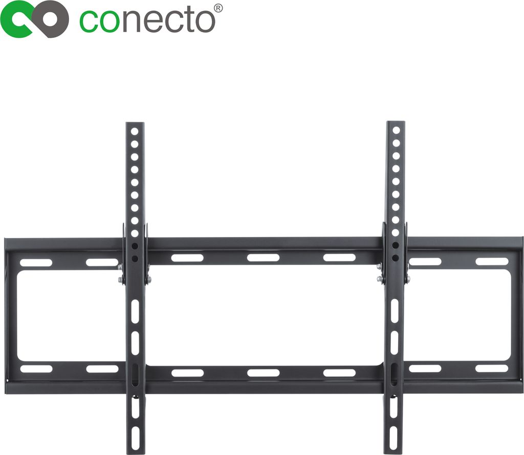 conecto CC50263 Wandhalterung für TV Geräte mit 81-165 cm (32 -65 Zoll), neigbar: -14° bis 0°, Wandabstand: 25mm, Traglast: max. 35,0kg, VESA 6...