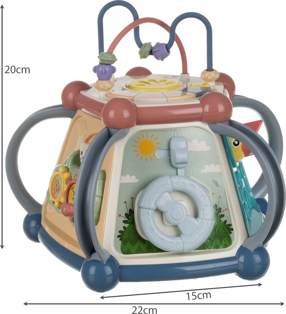 Cube éducatif interactif pour occuper et éveiller bébé sans s'ennuyer - 2