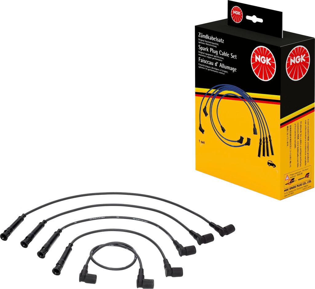 Zündleitungssatz 5 Kabel schwarz NGK Aftermarket-Expertise Produktbild 