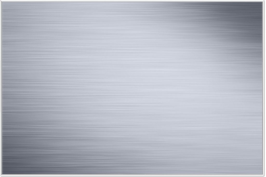 Wallario Wandbild Muster aus grauen Streifen - Schraffur, Größe: 61 x 91,50 cm, Poster mit weißem Aluminiumrahmen