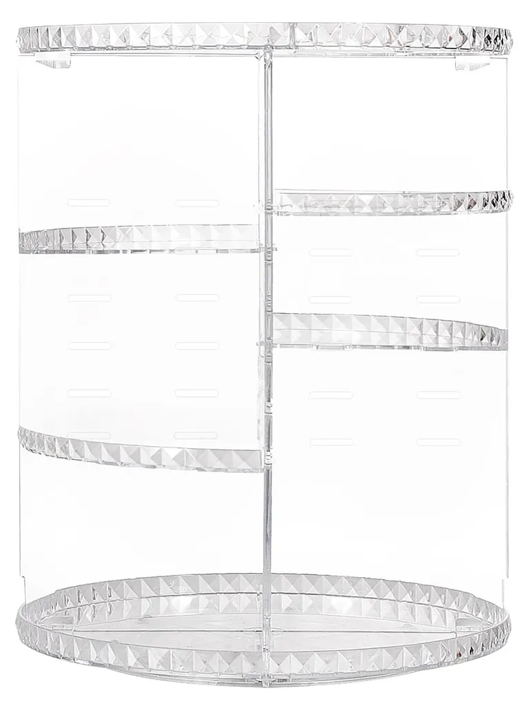 Rangement maquillage pivotant 360° transparent pour cosmétiques XL