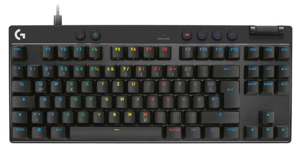 LOGITECH PRO X TKL RAPID Keyboard Black DE Produktbild 