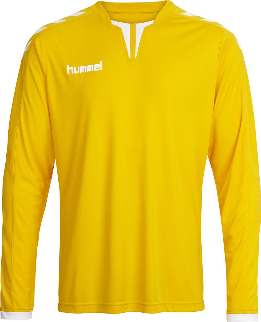 Hummel Kinder Trikot Core LS Poly Jersey - 104615, Farbe:Gelb, Textil:140-152
