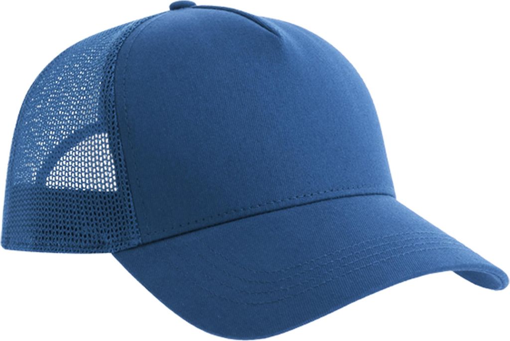 Atlantis - "Rapper" Trucker Cap Nachhaltig AB700 (Einheitsgröße) (Weiß/Schwarz)