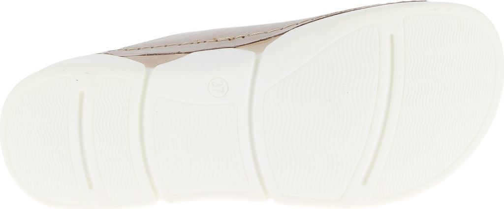 Andrea Conti Damen Pantolette zwei Riemen Leder sportliche Laufsohle 0521700, Größe:38 EU, Farbe:Grau