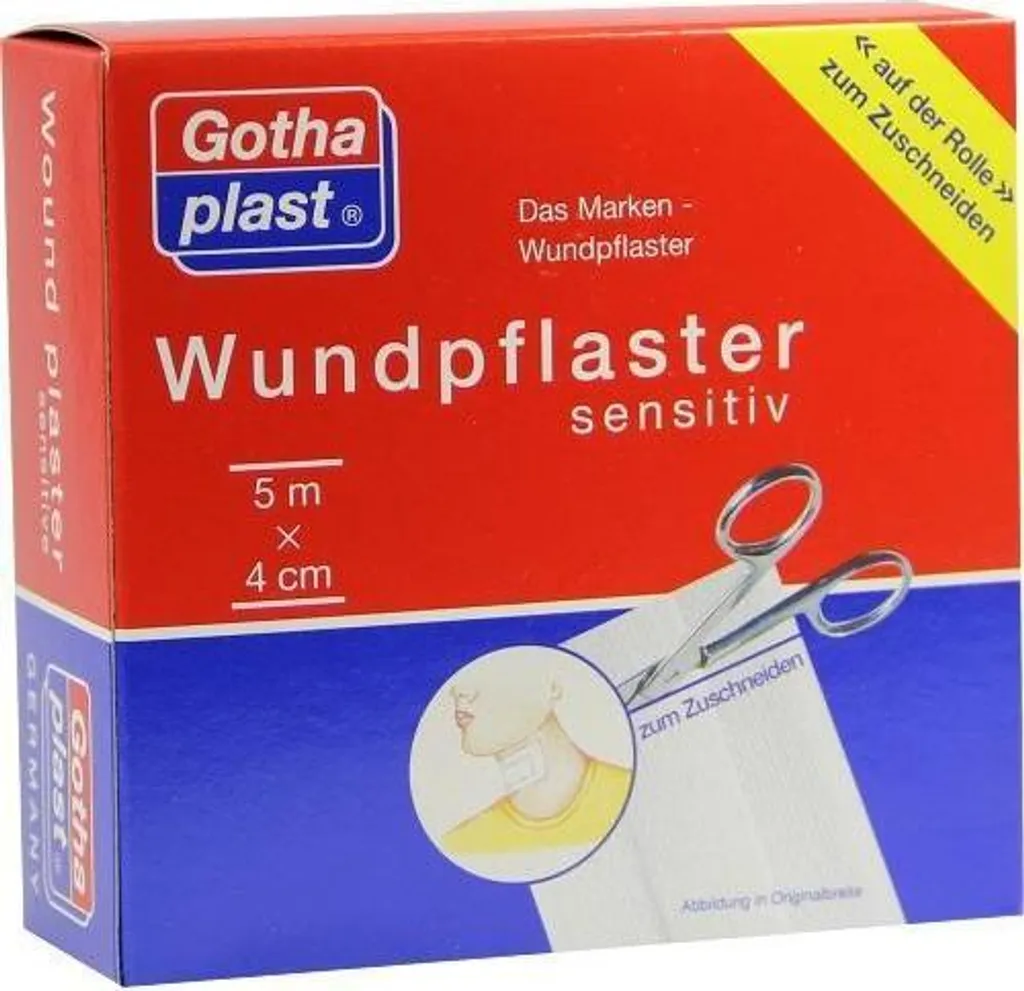 Gothaplast Cerotto Sensibile Rotolo 4cmx5m - Tessuto Non Tessuto Premium