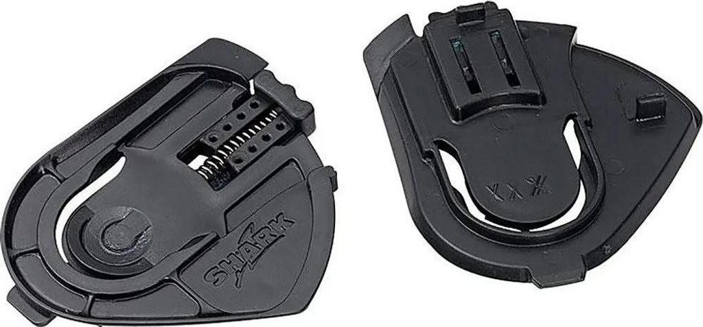 Kit Shark S800 S600 S650 Piastre laterali per casco Nero Immagine del prodotto 