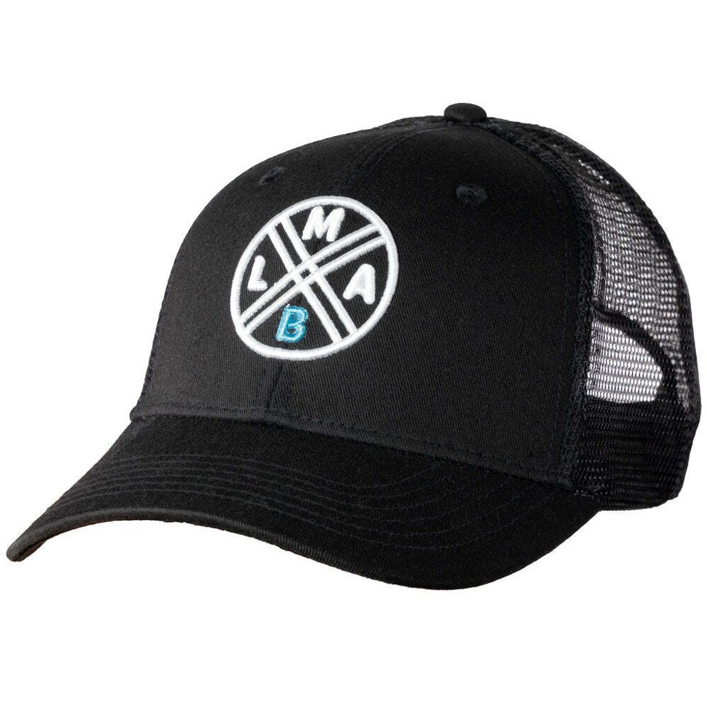 #LMAB Trucker Cap Logo Black White