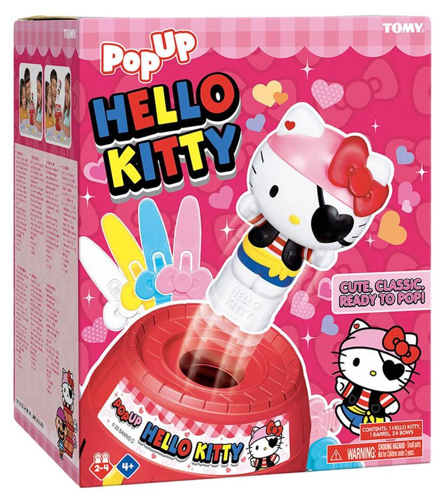 Tomy Pop-Up Hello Kitty, Tafelspel, Geluksspel, vanaf 4 Productafbeelding 