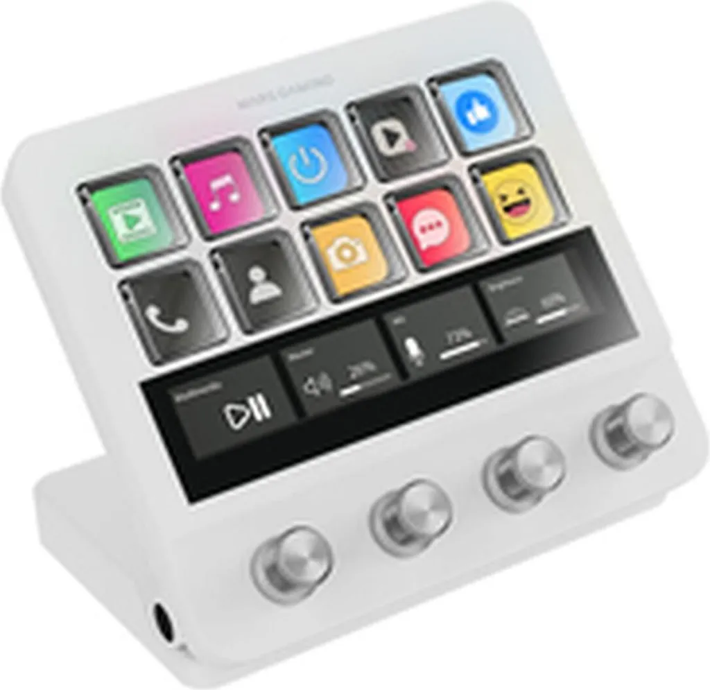 Clavier Gamer Mécanique Blanc Mars Gaming MSDPROW avec Rétroéclairage