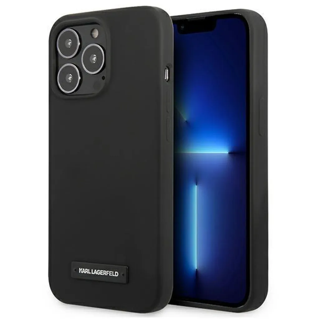 Recensione Cover Karl Lagerfeld iPhone 13 Pro Silicone - Placca Metal