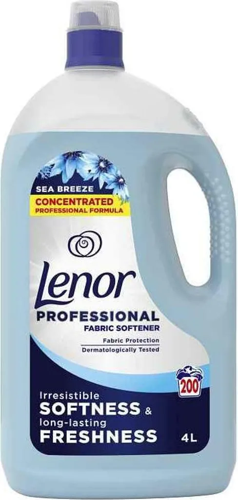 Ammorbidente Lenor Blu 4L Sea Breeze Professionale - Offerta 200 Lavaggi