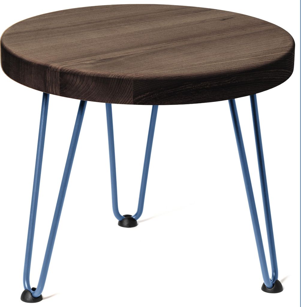 LAMO Manufaktur Couchtisch rund aus Holz 40 cm | Beistelltisch couch | Nachttisch Holz, Wohnzimmertisch klein, Kaffeetisch | Stärke: 40 mm, Farbe:...