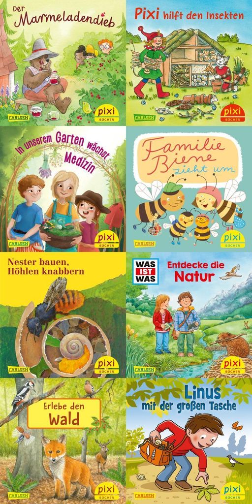 Pixi-8er-Set 290: Pixi liebt die Natur (8x1 Exemplar) Produktbild 