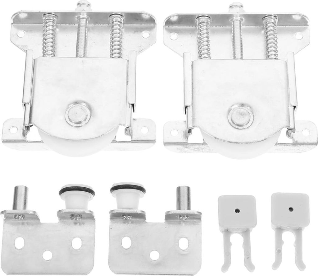 2er-Set Schiebetürrollen Nylonführungen für Kleiderschrank