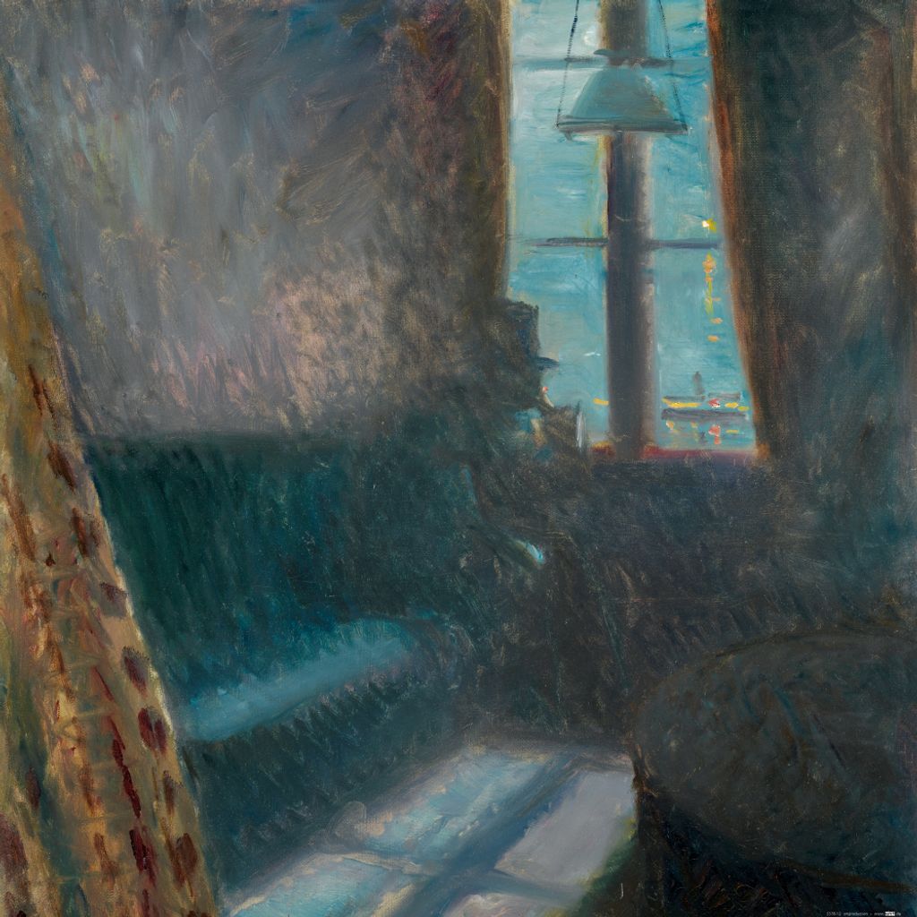 Edvard Munch Kunstdruck Bild - Nacht In Saint-Cloud, 1890 (70 x 70 cm)